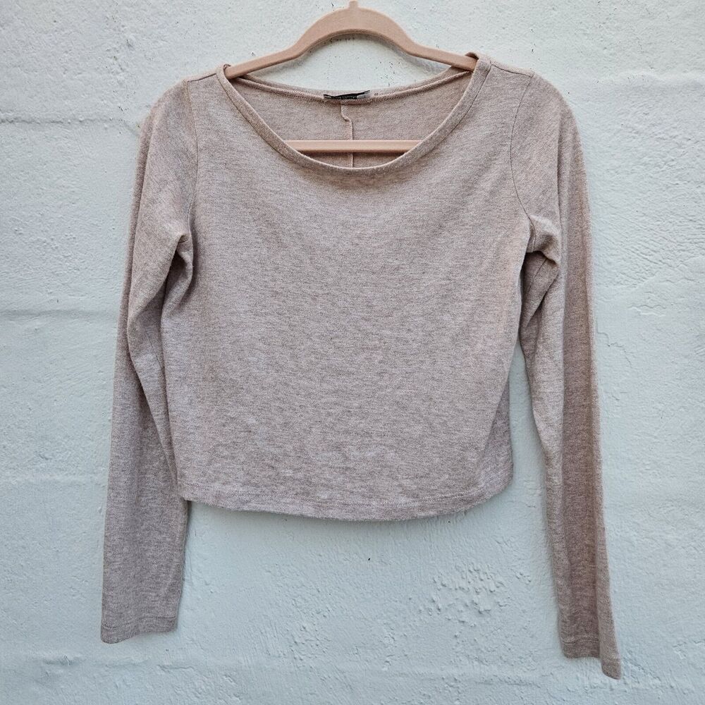 Suite Benedict Sweater Womens Small Pink Bow Pastel Cropped‎ Soft Girl Coquette